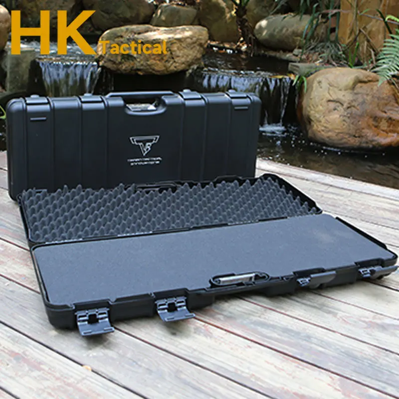 Outdoor Weapon Special Toolbox Wear-resistant Hard Case with Sponge Inside Waterproof Moisture-proof Equipment Plastic Long Box