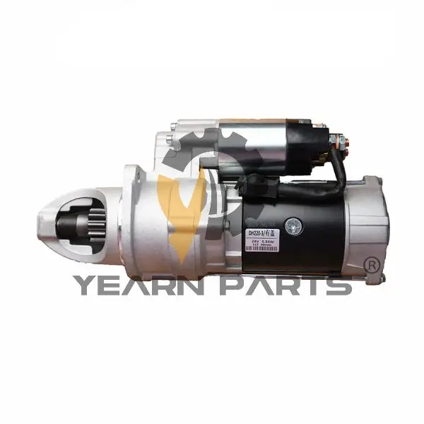 Starter Motor 65.26201-7049 65.26201-7124 Doosan Daewoo Excavator M250-III S170W-III S200W-III S220LC-III S250LC-V S290LC-V