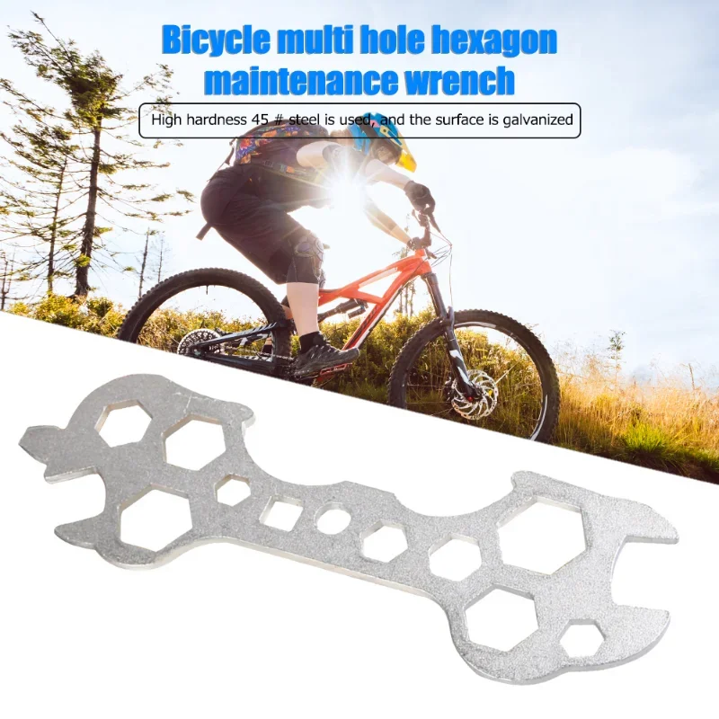 Bike Flat Spanner Multifunction Bicycle Hexagon Hole Portable Repair Tools Mountain Bike Accesories Install Repair Tool Kit