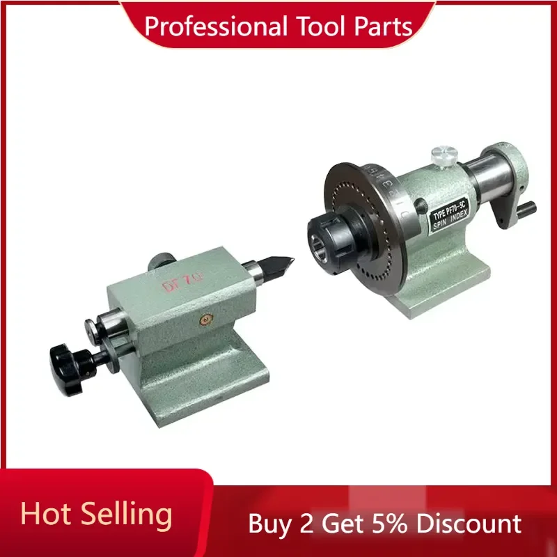 5C Simple Dividing Head Drilling and Milling Grinding Machine Chuck Collet 5C Joint PF70/100 Top