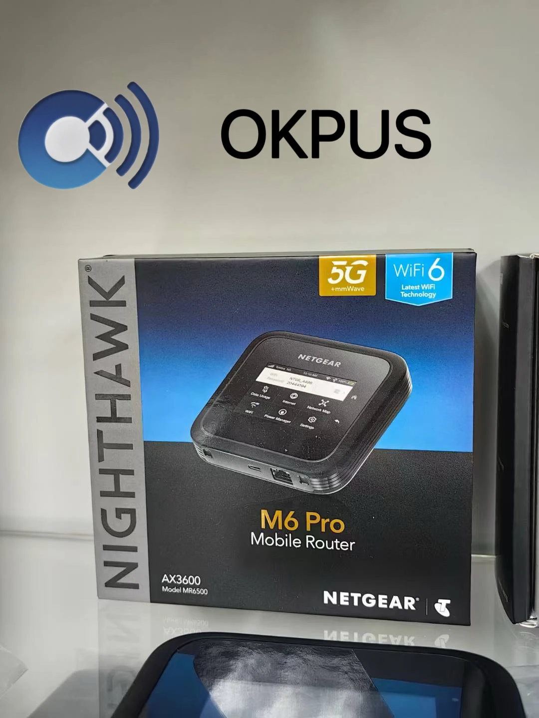 OKPUS Renew Netgear Nighthawk M6 Pro MR6500 Wifi Router Wireless Modems Global Sub-6 WiFi Mobile Hotspot Routers 3.6Gbps SDX65