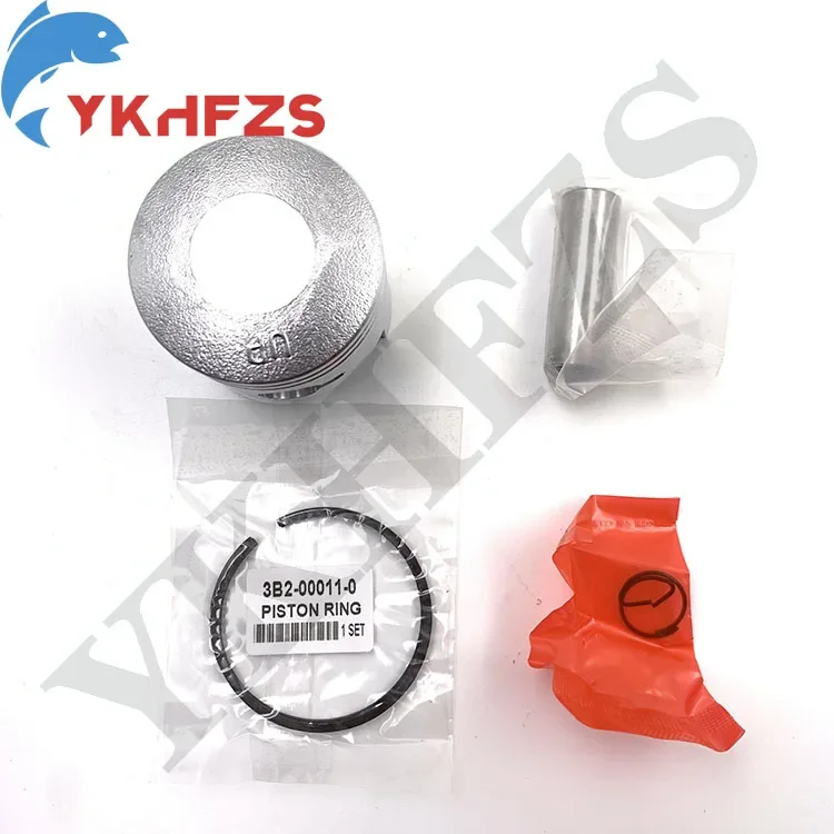 3B2-00001-0 مجموعة المكبس 3B2-00011-0 المكبس الدائري ل Tohatsu نيسان محرّك القارب 9.8HP 8HP 50 مللي متر 2 السكتة الدماغية محرك خارجي ميركوري 6HP