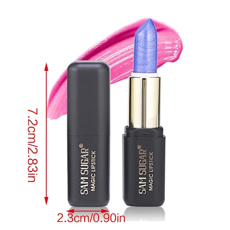 Batom bálsamo labial mudança cor bálsamo labial natural mudança temperatura colorido dropship