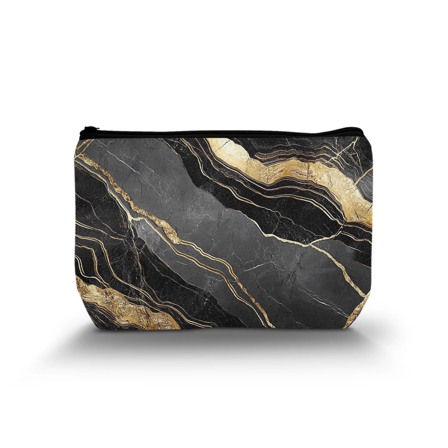 1Pc Cute Marble Beauty Makeup Bag Funny Cosmetic Bags For Women Travel Toiletry Makeup Bags Outdoor