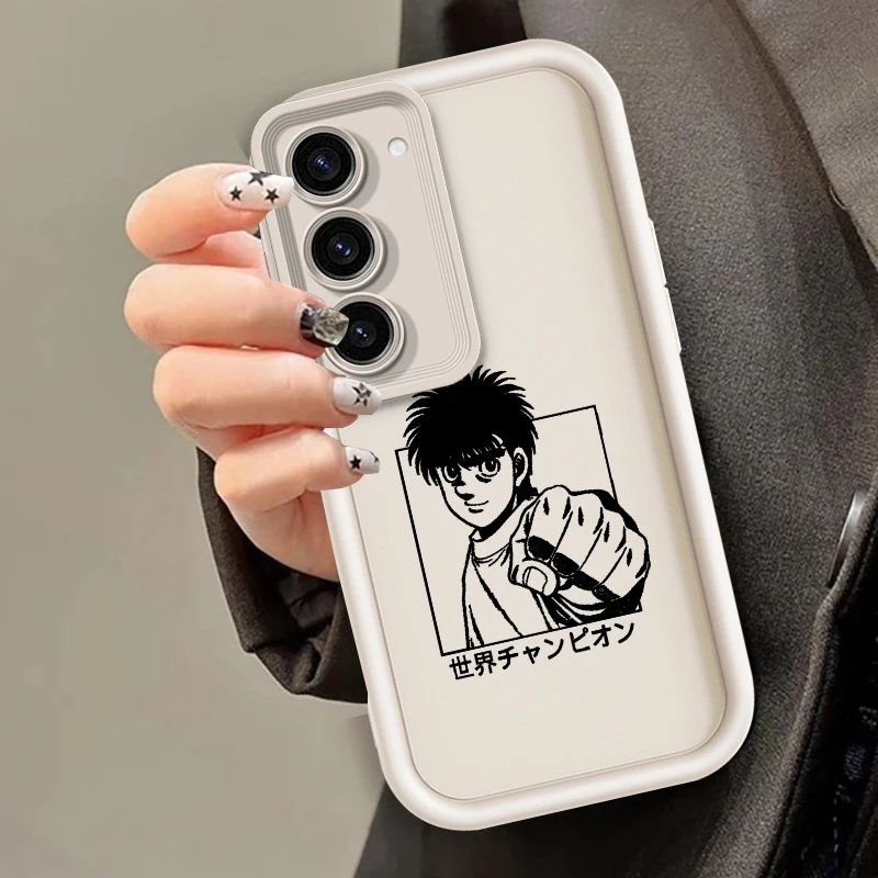 Hajime No Ippo Anime Glove Art For Samsung Note 20 S24 S23 S22 S21 S20 Ultra Plus FE A25 A23 A22 A55 A35 5G Eye Ladder Soft