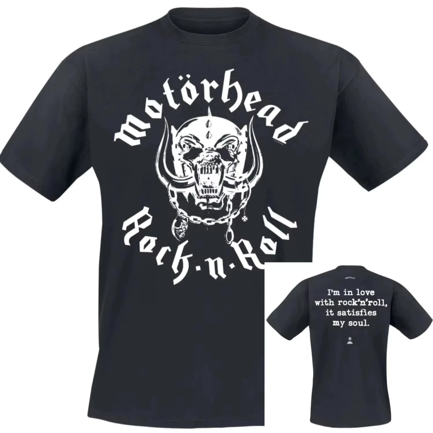 Ace of Spades Motörhead T-Shirt Men Women Vintage Metal Rock Band Graphic Tee Cotton Summer Streetwear Top