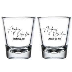 1/10pcs Shot Glass Set Personalized Wedding Shot Glasses, Custom Shot Glass, Wedding Favors for Guests, Shot glasses for Vodka