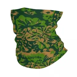 Palm Camouflage Bandana Neck Gaiter Printed Germany Military Balaclavas Wrap Scarf Multi-use Headband Hiking Adult Washable