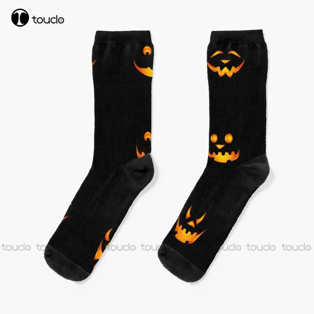 Halloween Multi Faces Funny Socks For Women Personalized Custom Unisex Adult Socks Teen Socks Halloween Christmas Gift
