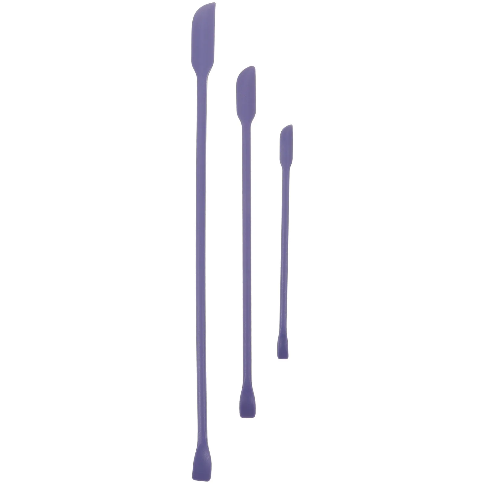3 pcs Wax Applicator Hair Removal Waxing Sticks Spatula Wooden Halloween Christmas New Year Makeup Spatulas Silicon Spatula Mini