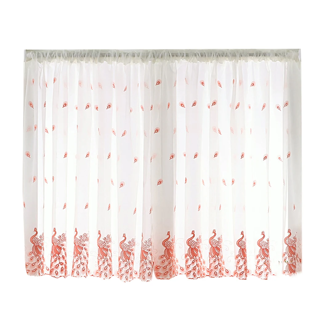 Window Sheer Curtains Rooms Decorations ple Style Valance Hanging Decors Living Room Bedroom Study Voile Curtain Drapes