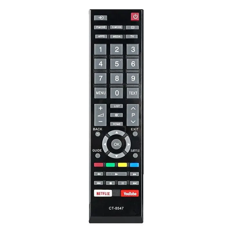 

CT-8547 For Toshiba Remote Control Replacement With Netflix and YouTube Buttons, For Toshiba TV 32L5865 43L5865 49L5865 43U5069