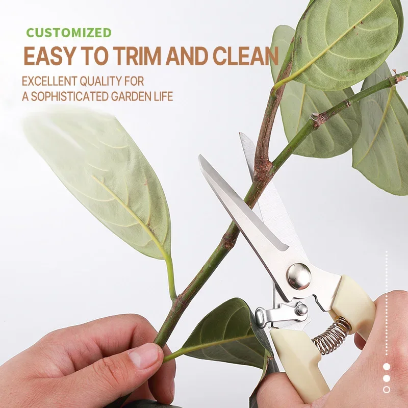 Pruning Garden Scissors Professional Garden Trimmer Orchard Scissors Hand Tools Bonsai Gardening Chopper Pruning Scissors