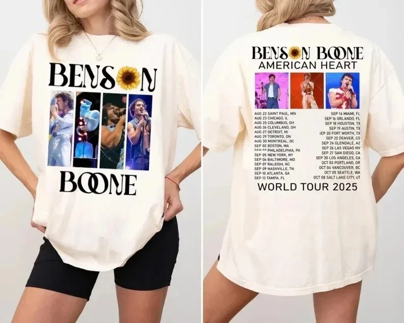 

Benson Boone Pop Singer Sweatshirt Beautiful Things Music Apparel Comfort Colors Shirt Music Tour Fan Oversized Tee Gift Live