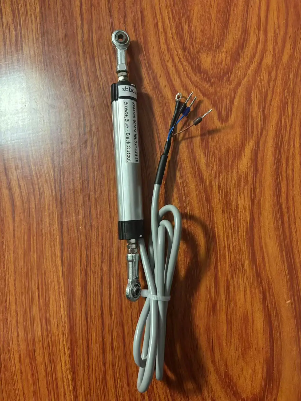 Linear Potentiometer Displacement Transducer Travel Sensor With Two Sides Ball Joint KPM18R KPM18 18mm Diameter