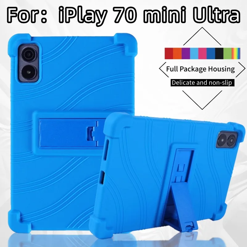 Capa para tablets para ALLDOCUBE IPlay 70 Mini Ultra 8,8 polegadas Super à prova de choque capa de suporte de silicone macio