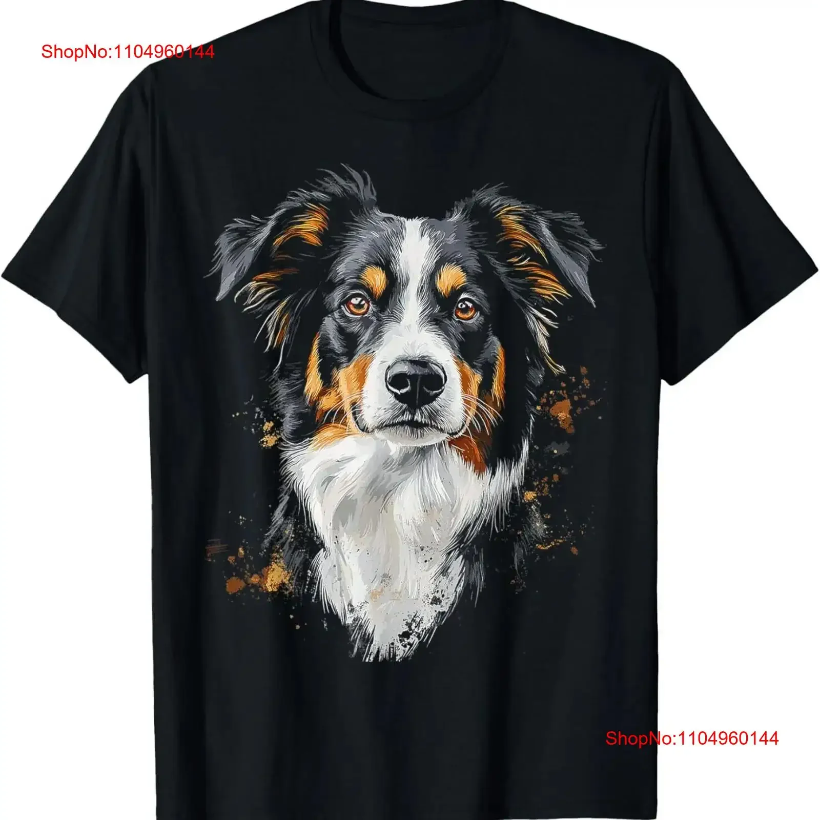 Camiseta para mascota perro pastor australiano, vintage, lavada, ligeramente transpirable, informal, estirado, gráfico, suave y cómodo
