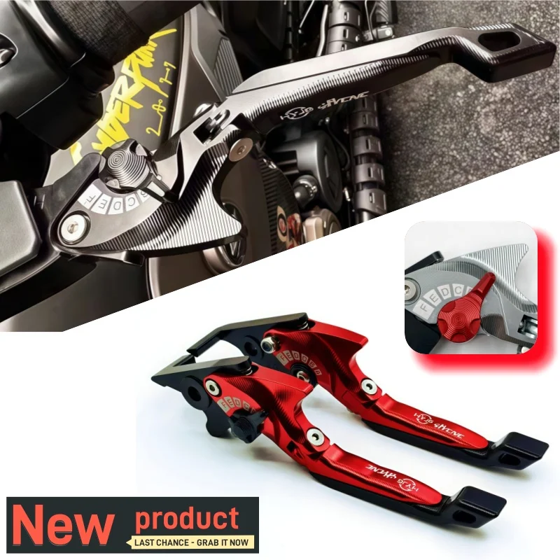 

3D Brake Lever Set For Honda VFR400 NC30 1989-1992 DEAUCILLE 700 2006-2007 Motorcycle Parts Foldable Adjustable Handle Levers