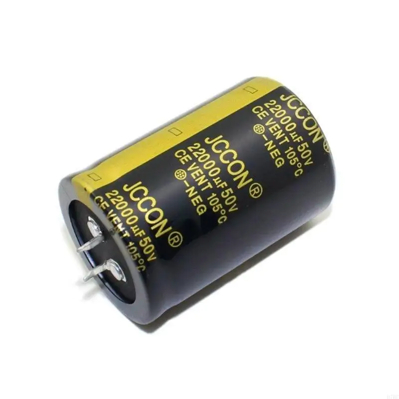 

H7BC 10Pcs H7BC Aluminium Electrolytic Capacitor Cylindrical Capacitor 50V 22000uF for Amplifier Sound Equipment LED Light