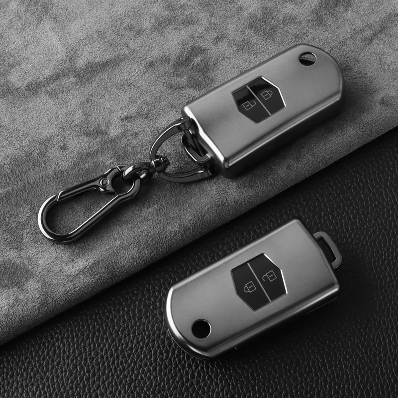 Funda Protectora de TPU para Llave de Coche Mazda Demio 2 3 5 6 CX-5 CX7 CX9 RX8 MX5 MPV M3 M5 M6, Carcasa para Llave, Accesorios para Llavero
