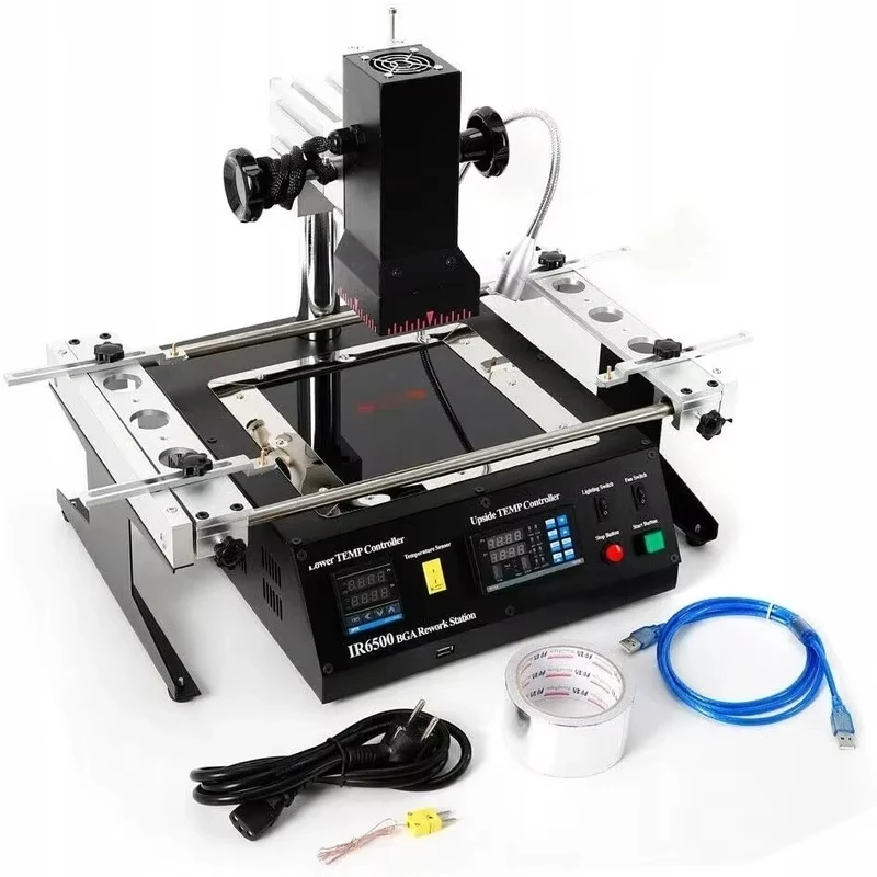 

IR6500 Infrared BGA Soldering Rework Station For Motherboard Chip PCB Refurbished Repair System Solder Welding 220V
