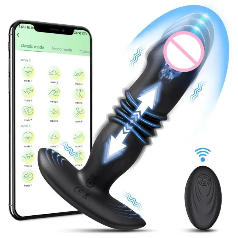 تطبيق بلوتوث لاسلكي يمكن التحكم فيه هزاز البيض مقاوم للماء مدلك البظر G Spot للنساء، صديق للبشرة يمكن ارتداؤه