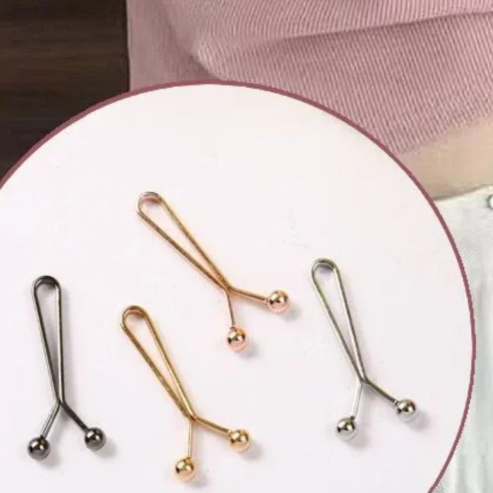 

4PCS Jeans Skirts Detachable Buckle Accessories Adjustable Sleeve Clip For Pants Waist Tightening Sleeve Reduction Clip