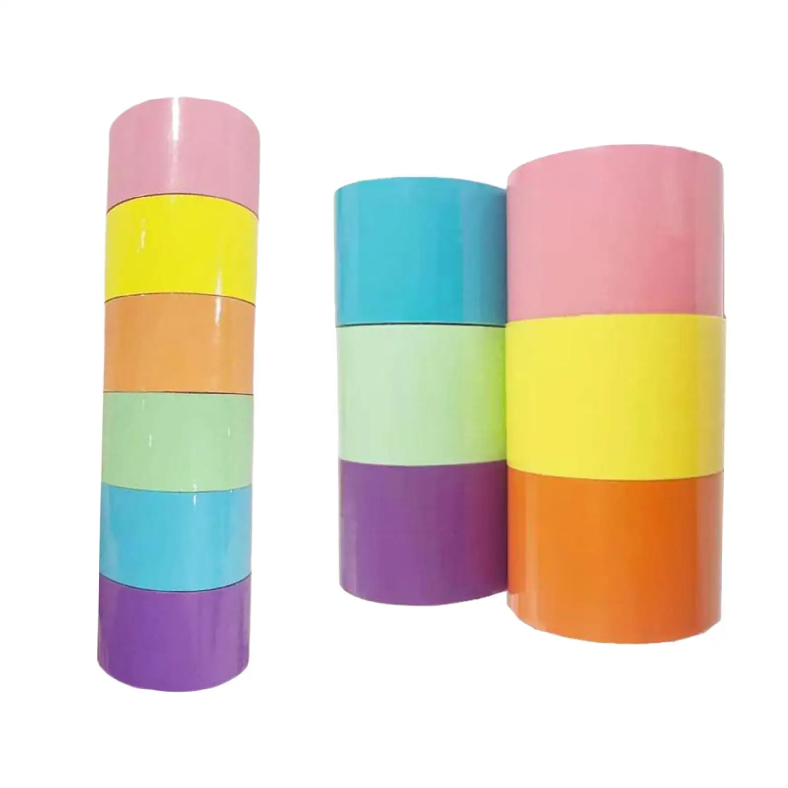 6x Sticky Ball Tape Educational Toy Relaxing Candy Color DIY Decorative Crafts