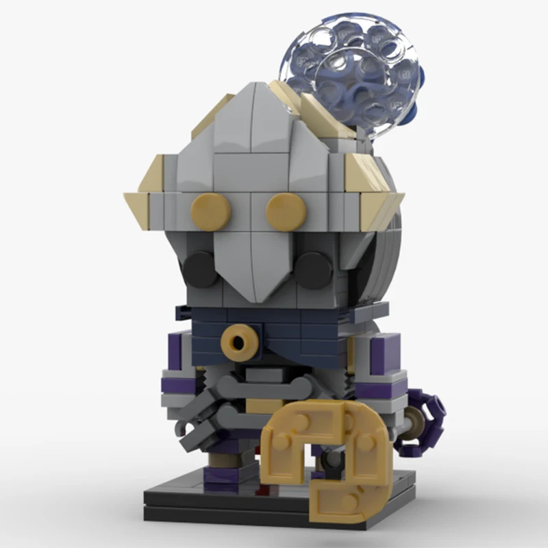 

214 шт. MOC Arcane Serieses Viktores the Machine Herald Steampunk Brickheadz DIY модель строительные блоки игрушки на день рождения подарок