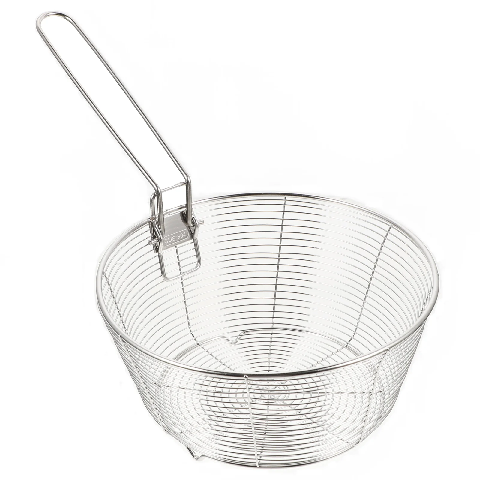 

Stainless Steel Fry With Handle Long Mesh Container For French Fries Chicken Snack Food Kitchen Strainer Baskets Cooking