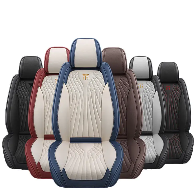 

Fancy All Seasons Five Seaters Universal Nappa Waterproof Reasonable 5D Pu Car Napa Leather Seat Cover Full Set for Sedan Suv