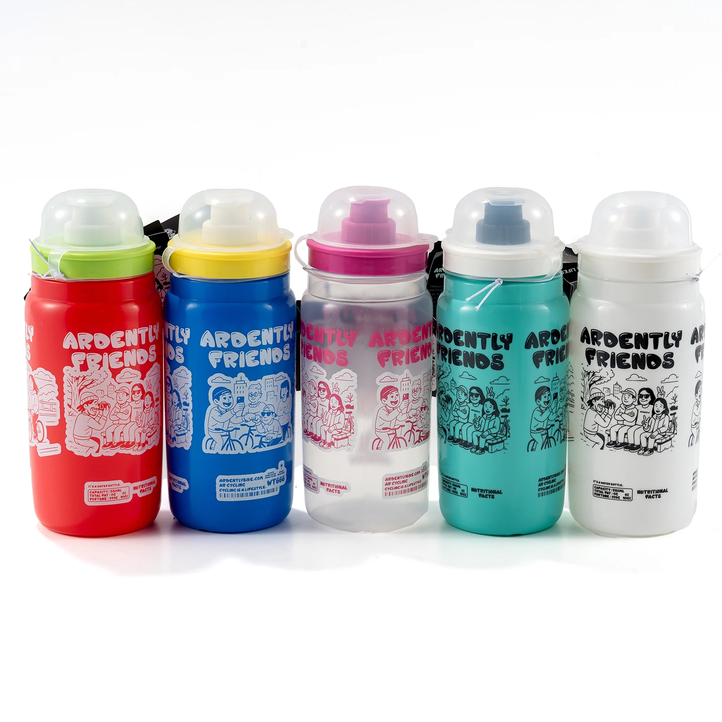 

ARDENTLY Велосипедная бутылка для воды 500 мл Велосипедная бутылка для воды Легкий портативный велосипедный чайник для занятий спортом на открытом воздухе Часть горного дорожного велосипеда