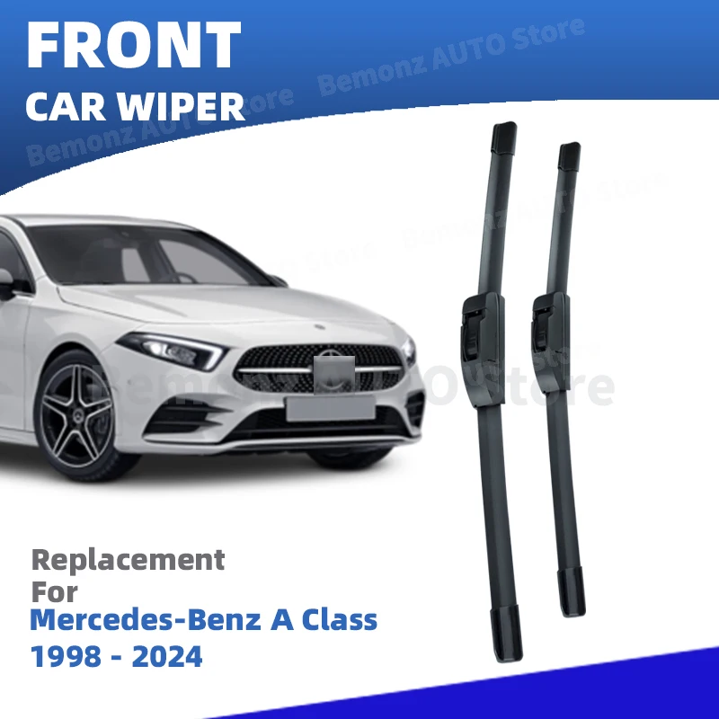 LHD Frontscheibenwischerblätter für Benz A-Klasse W168 W169 W176 W177 1998–2024, Windschutzscheiben-Zubehör 2004 2012 2020 2022
