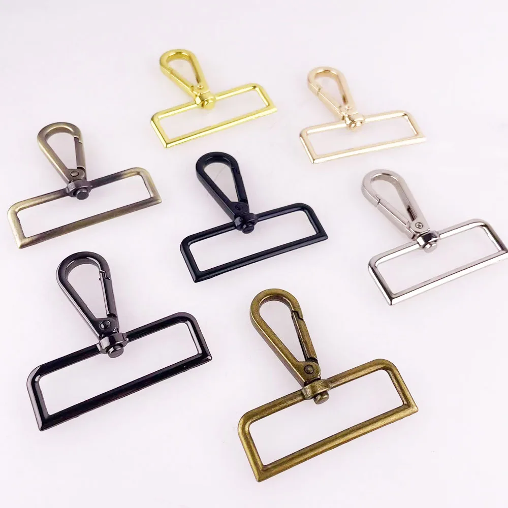 10Pcs 50mm 2 inch Metal Buckles For Bag Strap Hanger Luggage Dog Collar Swivel Clasps Trigger Clips Snap Hook DIY Craft