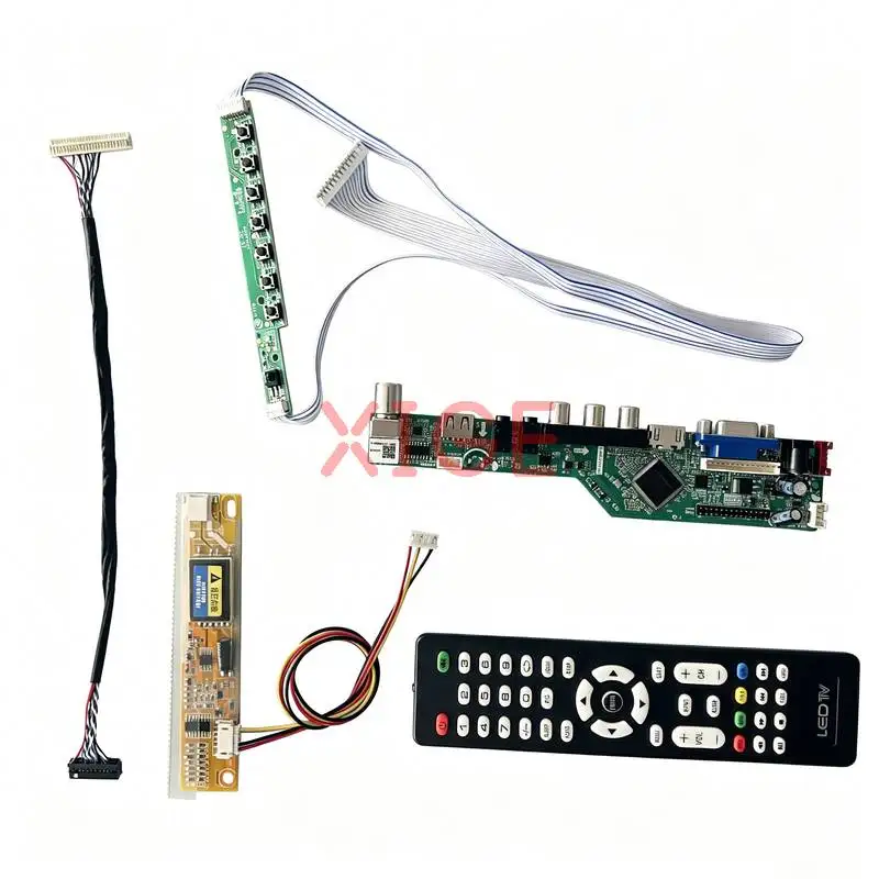 

Screen Drive Controller Board Fit B133EW01 LP133WX1 LTN133AT01 LTN133W1 USB+AV+VGA+HDMI 1280x800 1280*800 30 Pin LVDS 1-CCFL Kit