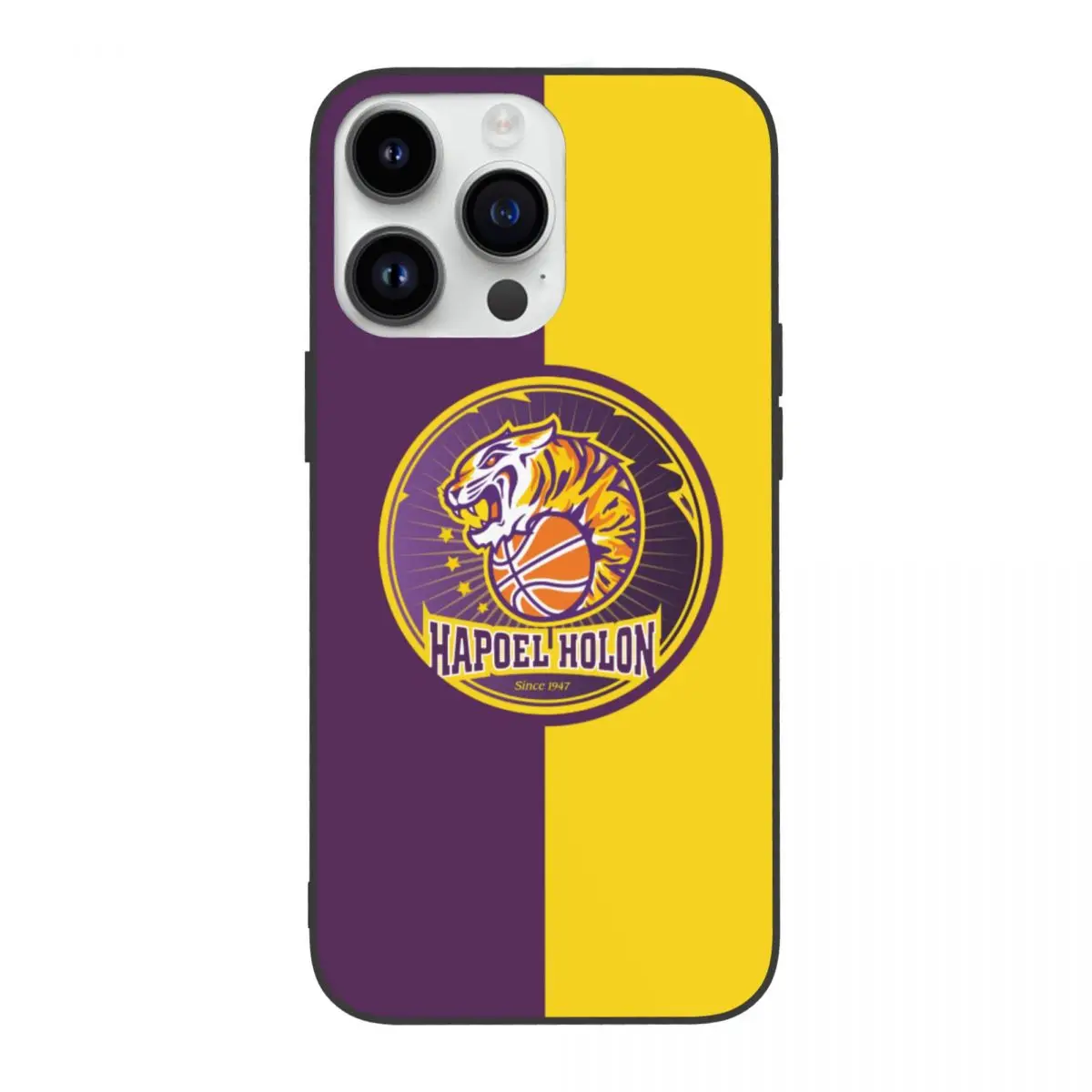 Hapoel Holon Basketball Case for iPhone 16 15 14 11 Pro Max 13 12 Mini XR XS X 8 7 6 6S Plus Soft Silicone Shockproof Cover