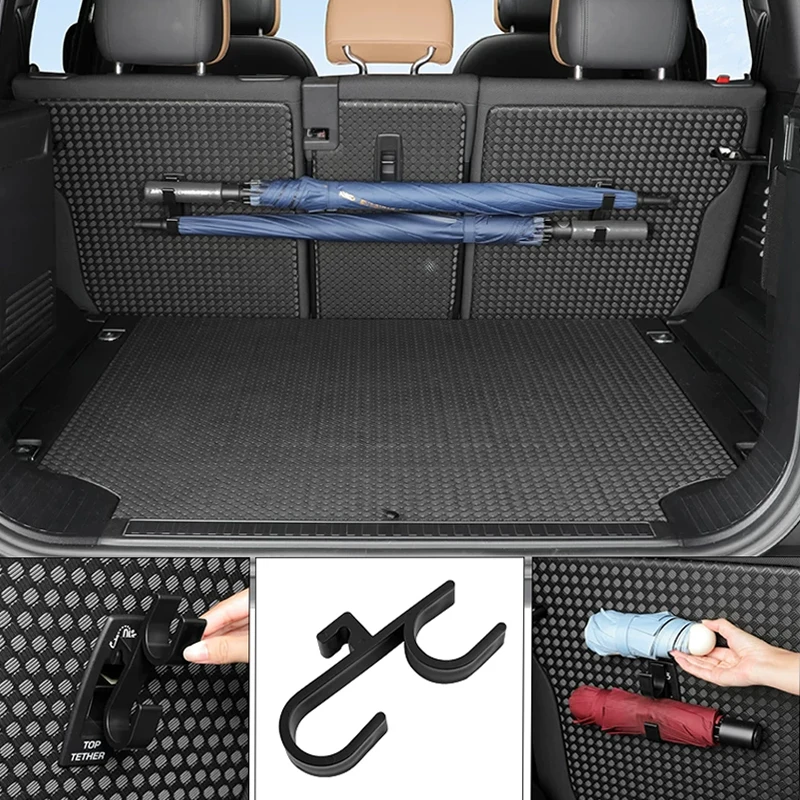 For Land Rover Defender 2020-2026 Rear Trunk Storage Hook Cargo Organizer Hanger Interior Accessory 90/110/130
