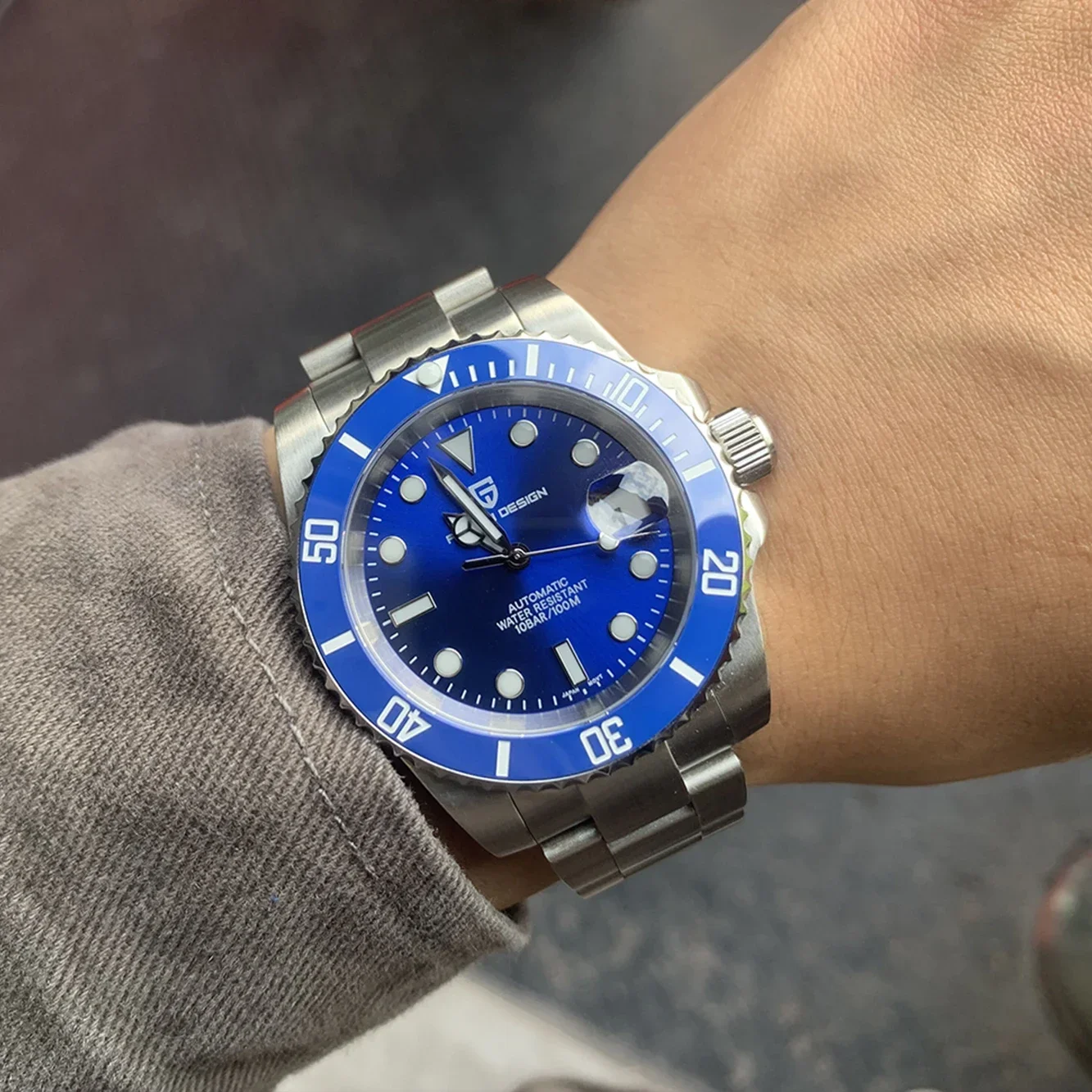 PD1661 パガーニデザイン 40mm 自動巻き ミヨタ-8215 スポーツ メンズ 