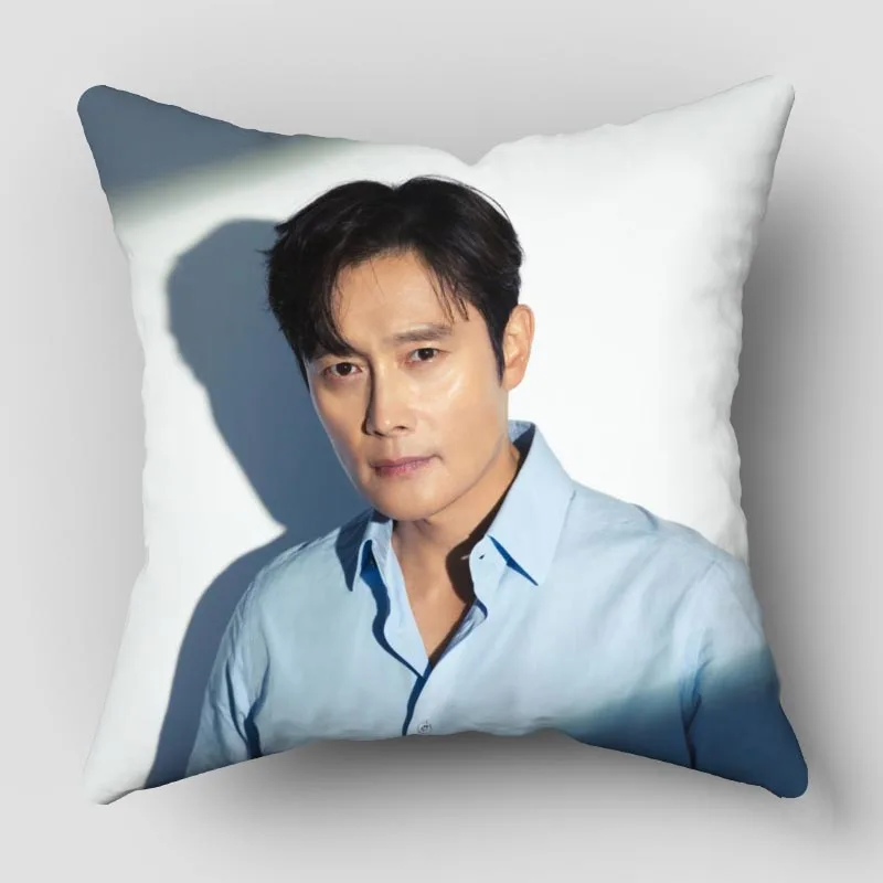 Musife Lee Byung Hun Pillowcase Art Square Zippered Pillow Cover 35*35,40*40,45*45cm wholesale