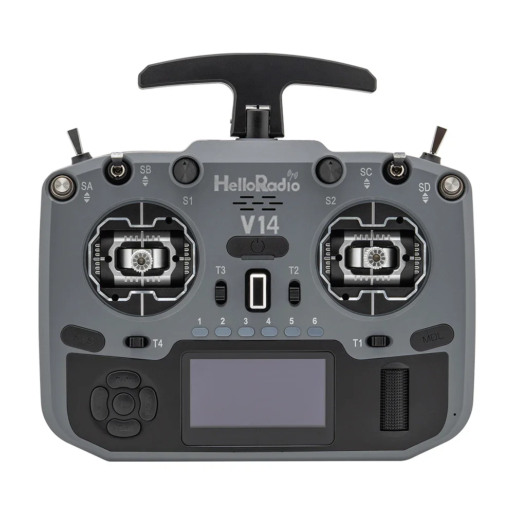 HelloRadio V14 MAX R9/MAX/PRO ELRS Left Hand Remote Control Multi Protocol Open Source FPV High Frequency Head EDGTX Firmware