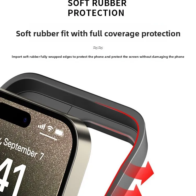 5000mAh/6000mAh آيفون 17 برو ماكس الهواء الخلفي كليب بطارية الهاتف المحمول حالة قوة البنك سعة كبيرة #4