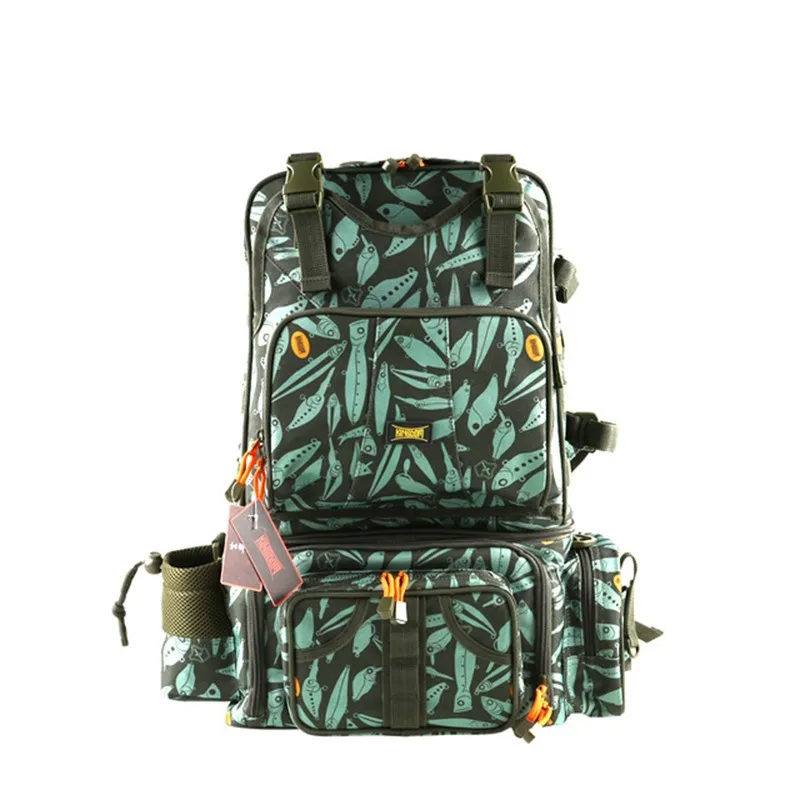 

LYB-14 Multifunctional Fishing Tackle Bag Detachable Combination Lure Backpack Storage Shoulder Handbags