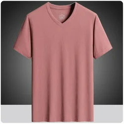 Plus Size 7XL 8XL 9XL Summer Quick Dry Short Sleeve V-Neck T Shirt Men Gym Jogging Running T-Shirts Teenager Casual Tops Tees
