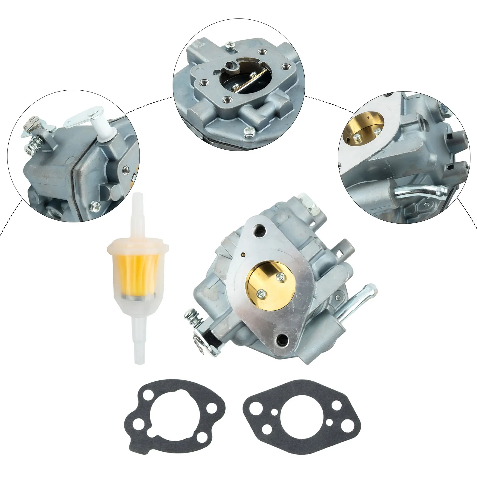 Carburetor Fitment for Vanguard Engines in For HP Sizes of14 and16 Interchangeable Parts Include #845906 #809013 #808252