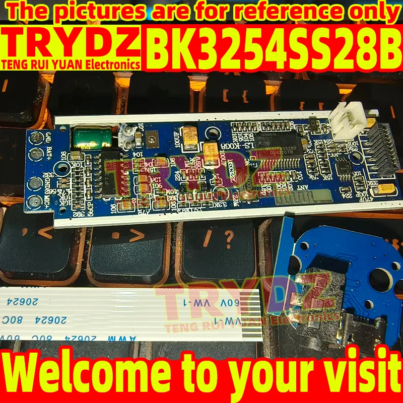 1pcs New BK3254SS28B PT2399 LS-K068 for Bluetooth microphone wireless microphone motherboard BK3254