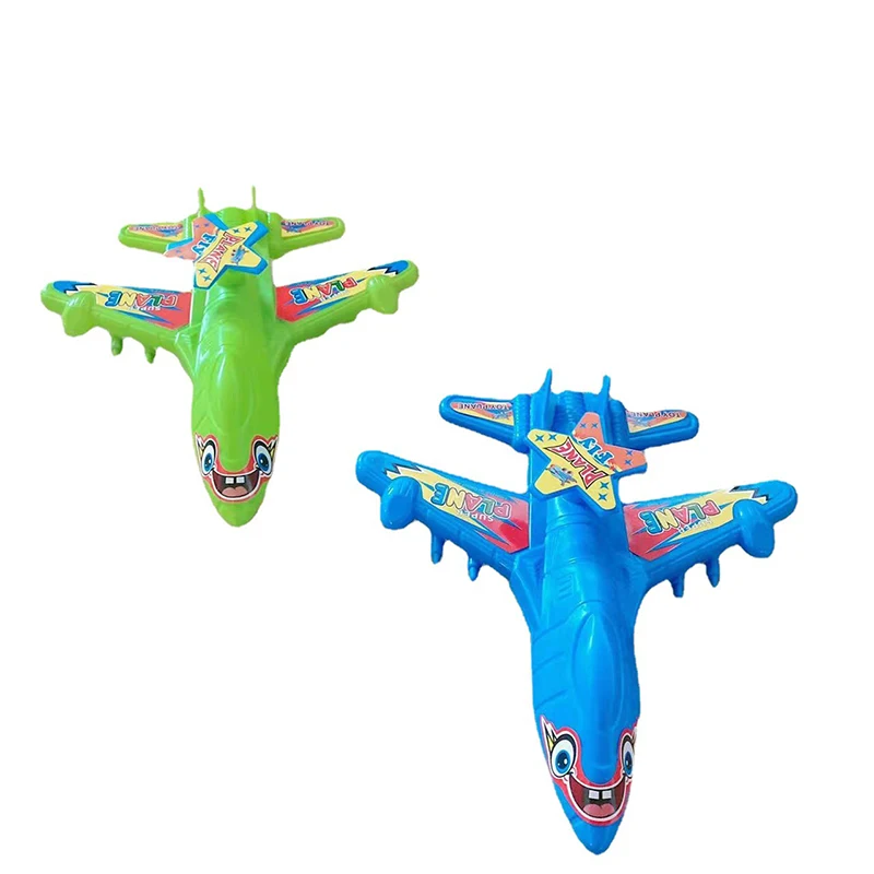 Novelty Children Funny Airplane Toy Pull The String Toy Will Move Plastic Planes Model Educational Toy Child Toys Birthday Gift