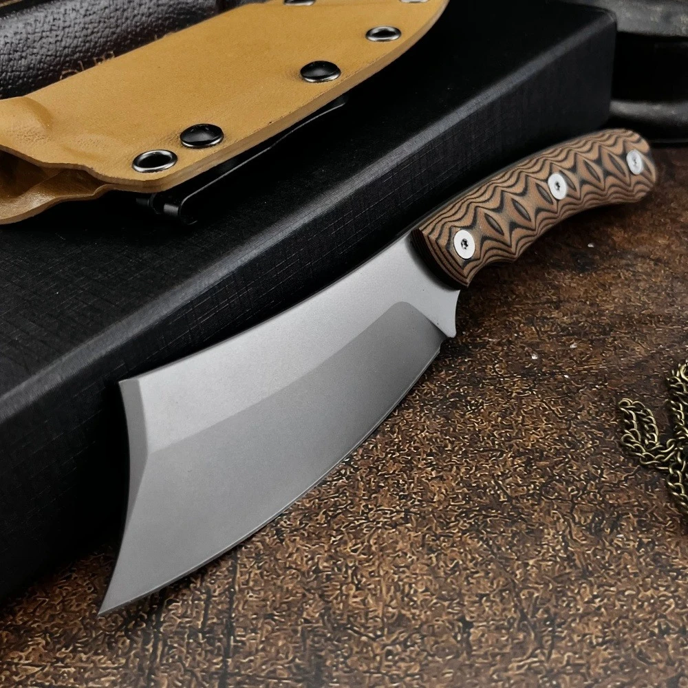 

Новый нож для выживания с фиксированным лезвием 8Cr13MoV, лезвие G10, ручка с ножнами K, EDC, инструмент для пешего туризма, кемпинга, уличный универсальный нож