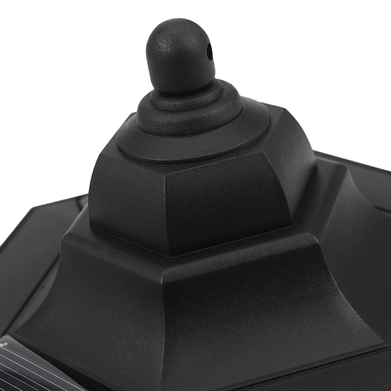 AA46 2 x solarbetriebene LED-Lampe für den Außenbereich, Gartenzaun, Wandlaterne, Licht, Lichtsensor