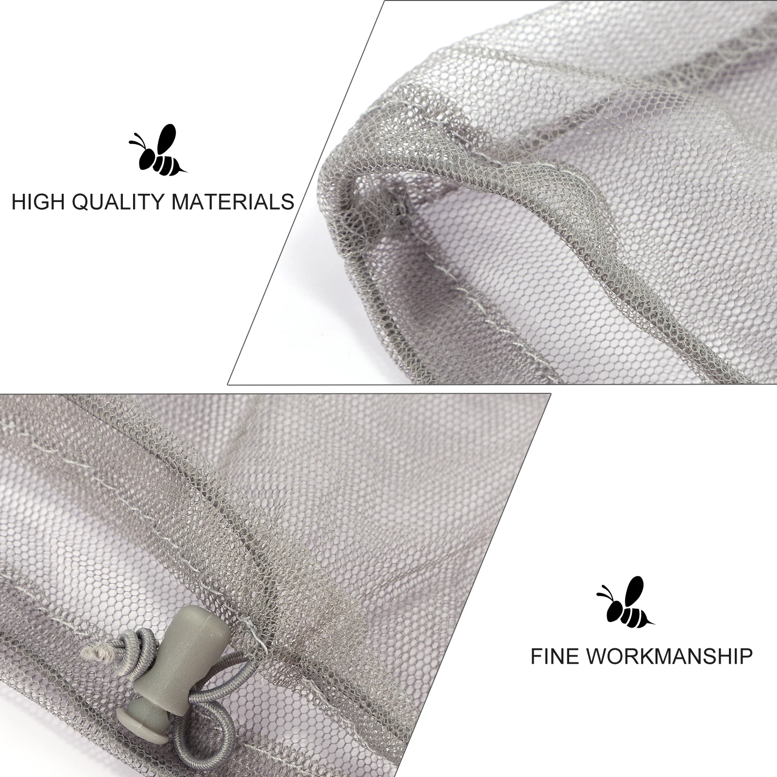 

Mosquito-proof Mesh Hat Wide Brim Protective Cap Beekeeping Hats Foldable Outdoor Head Cover Veil Gardening Supplies
