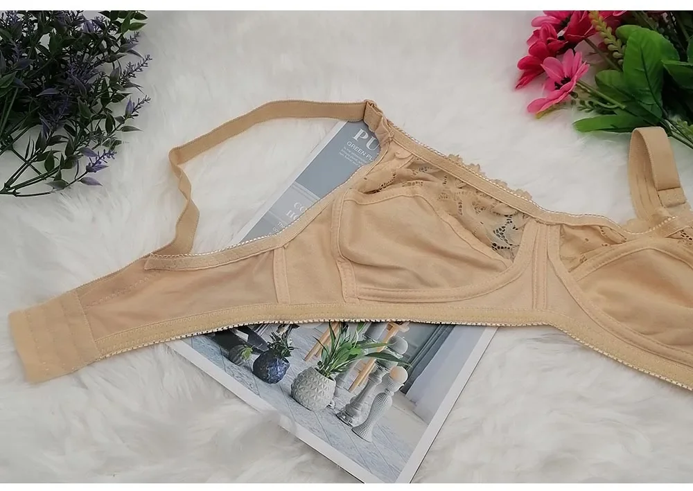 Drahtloser BH 100D 100C 95D 95C 90D 90C 85D 85C 80D 80C 75D 75C Plus Size Sexy Dessous BH für Damen Push-Up BHs ungefüttert C31 – Detail 12